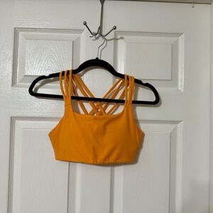 Orange Athleta Sports Bra